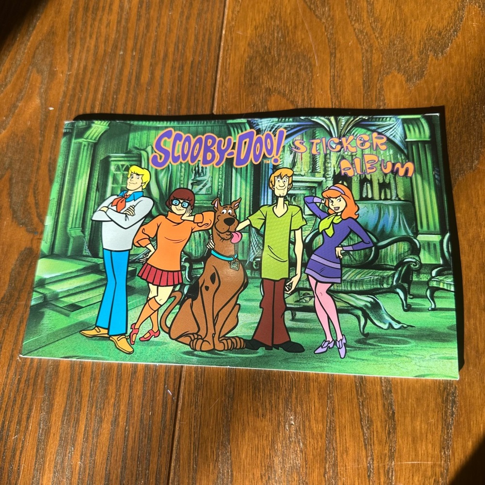 Vintage 1998‎ Scooby-Doo Sticker Album Sandylion Mystery Machine Hanna-Barbera